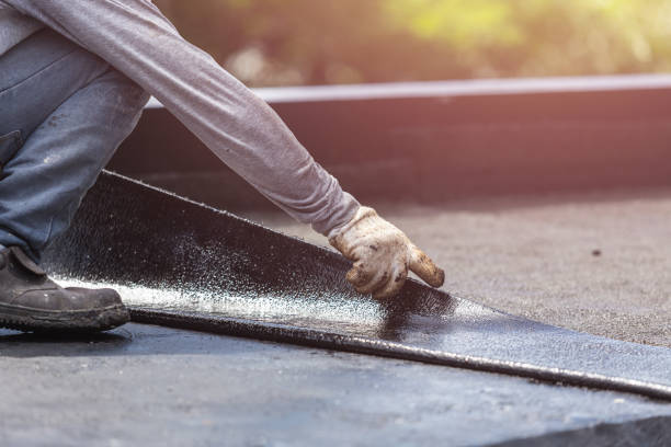 Professional Waterproofing technician working in Afton, MN